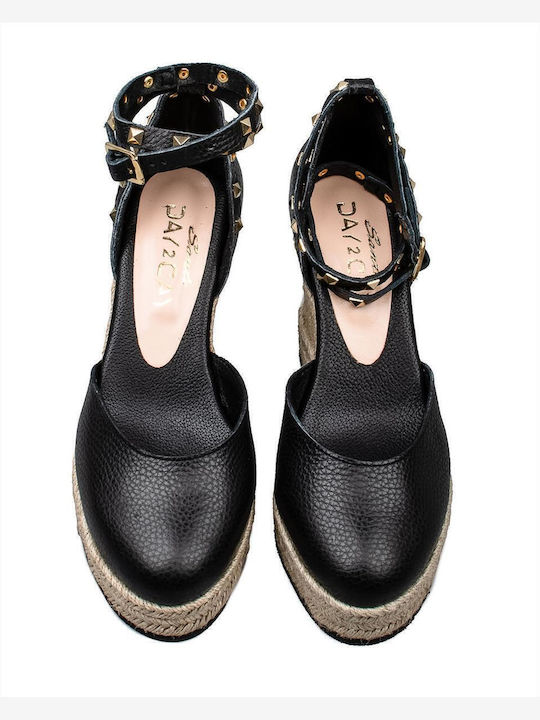 Women's Platform Espadrilles Black