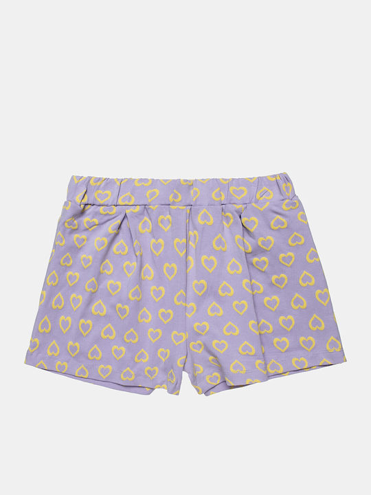 Kids' Set with Shorts Summer 2pcs Yellow