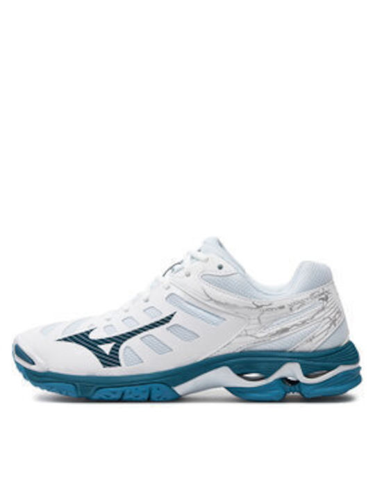 Mizuno Wave Voltage Bărbați Pantofi sport Volei White / Sailor Blue / Silver