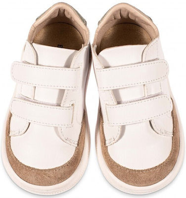 Babywalker White-Beige-Mint Baptism Sneakers