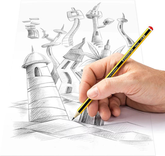 Staedtler Σετ 6 Μολύβια HB με Ξύστρα και Γόμα