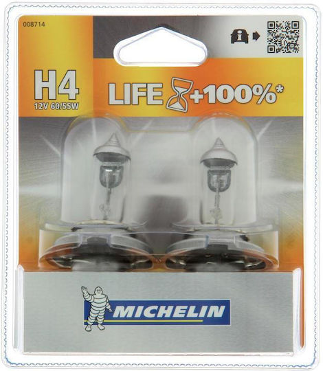 Michelin Λάμπες Αυτοκινήτου Life H7 Αλογόνου 12V 55W 2τμχ