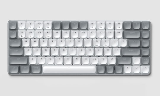 Satechi SM1 Slim Wireless Gaming Mechanical Keyboard with Custom Brown Switches and RGB Lighting English US Multicolour