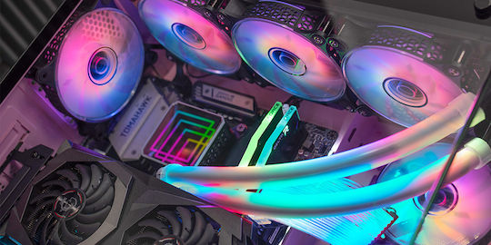 Mars Gaming MF-3DKIT Case Fans 120mm (1100rpm / 31cfm) with ARGB Lighting and Connection 3-Pin / 6-Pin Pack of 3