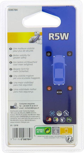 Michelin Lampen Auto R5W 12V 2Stück