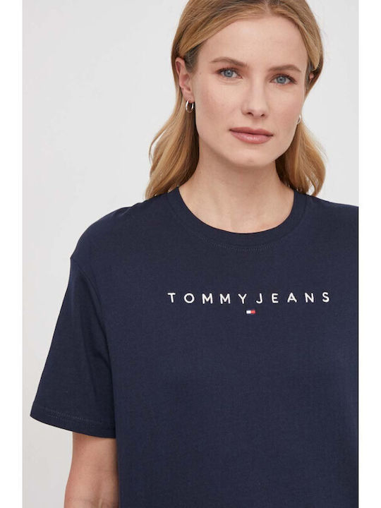 Tommy Hilfiger Damen T-Shirt Marineblau