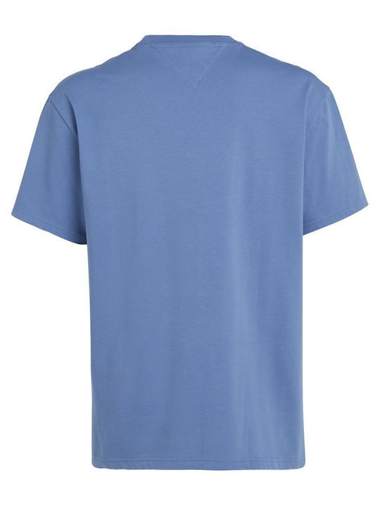 Tommy Hilfiger Ανδρική Μπλούζα Κοντομάνικη Μπλε