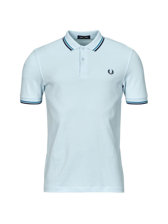 Polo Kurzarmhemd Blau