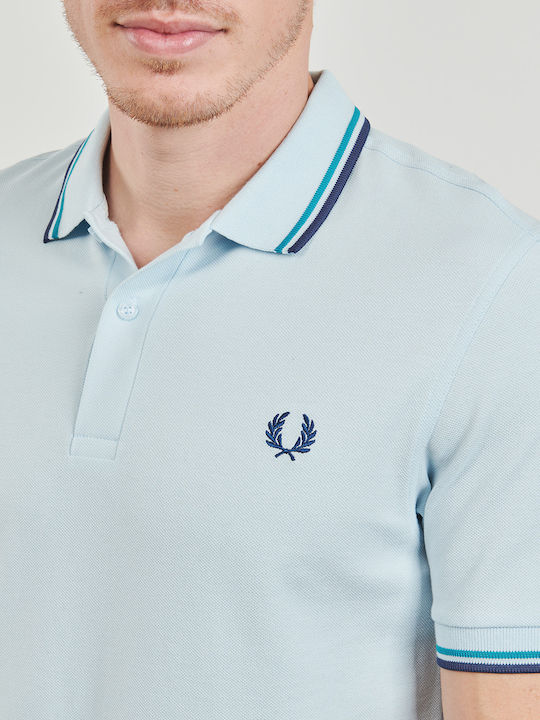 Polo Kurzarmhemd Blau