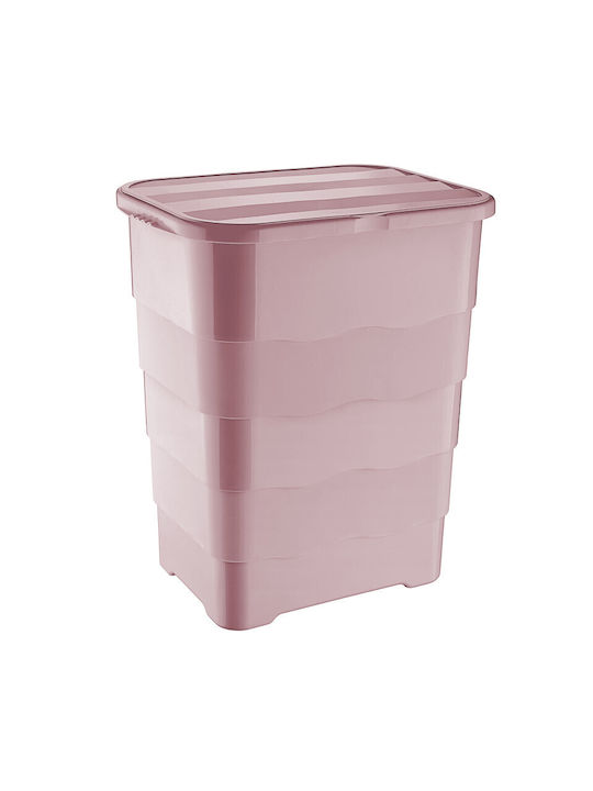 Viosarp Laundry Basket Plastic 92lt with Cap 45x35x54cm