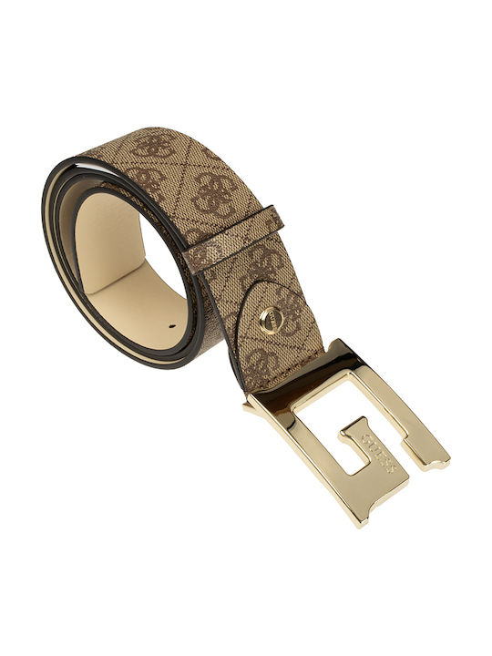 Guess Δερμάτινη Γυναικεία Ζώνη Μπεζ Guess Δερμάτινη Γυναικεία Ζώνη Μπεζ