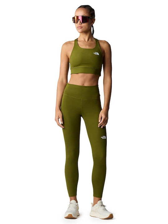 Women's Cropped Training Legging High Waisted Green