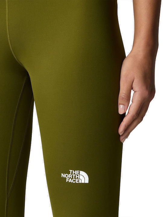 Women's Cropped Training Legging High Waisted Green