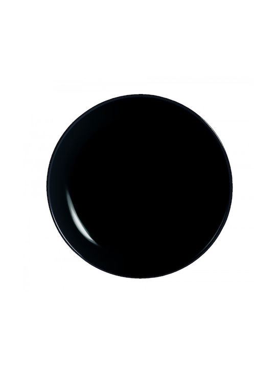 Homestyle Porcelain Shallow Plate Black 24cm