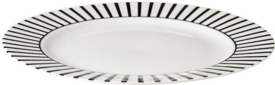 Dutch Rose Stripe Teller aus Porzellan