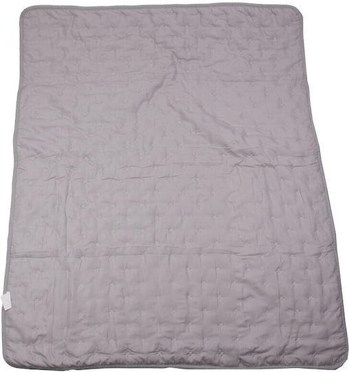 Kamtex Baby Pilotă cu pătură Pentru Patut Bumbac Gri 100x120cm
