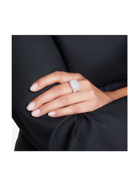 Swarovski Γυναικείο Δαχτυλίδι με Πέτρες από Ασήμι