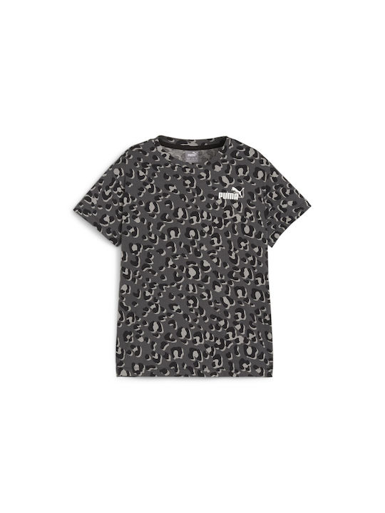 Puma Tricou pentru copii Puma negru