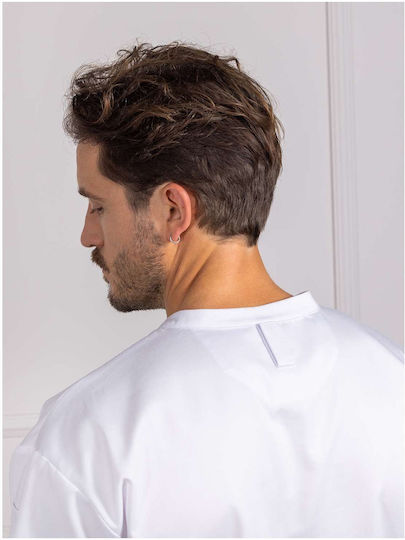 Le Nouveau Chef Bluse Koch Baumwolle Herren Weiß mit Kurzärmelig