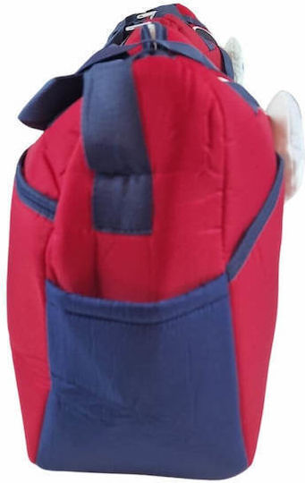 Shoulder/Hand Diaper Bag Red 38x32x14cm.