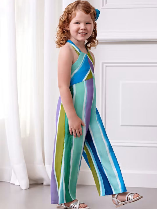 Abel & Lula Kids Jumpsuit Turquoise