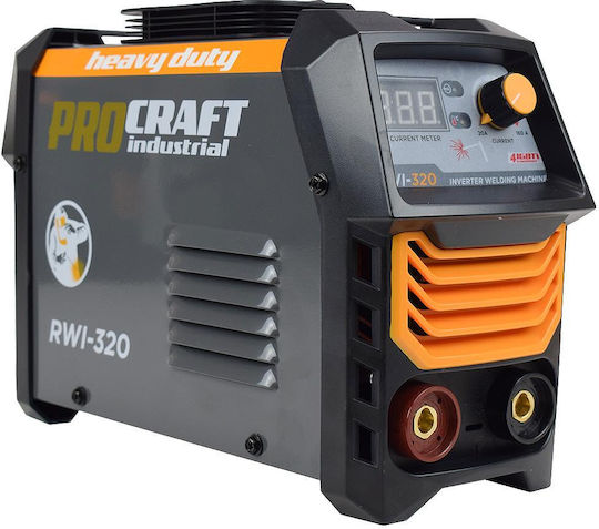ProCraft RWI 320 Електрожен Inverter ММА с Максимален Ток на Заваряване 160Спецификация и Работен Цикъл 40%