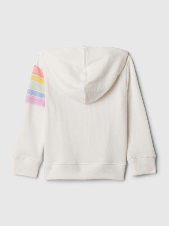 GAP Παιδική Ζακέτα Φούτερ off white