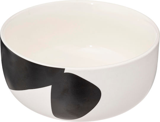Serving Bowl Round made of Porcelain Blue with Diameter 12.6cm