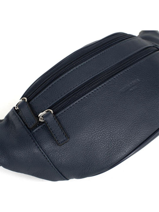 Magazin online pentru bărbați Piele Bum Bag pentru Talie Albastru