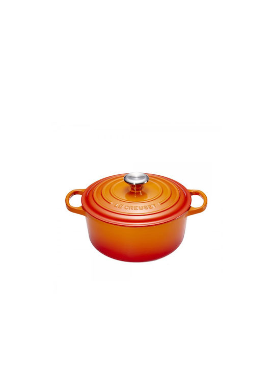 Le Creuset Signature Oală adâncă din fontă 24cm Volcanic