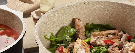 Pal Granite Deep Pot made of Aluminum 20cm