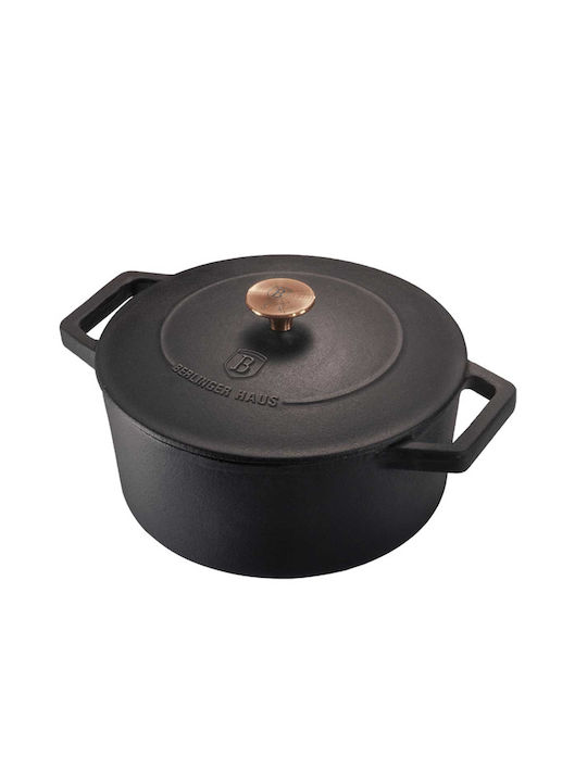 Berlinger Haus Black Royal Collection Cast Iron Stockpot 20cm