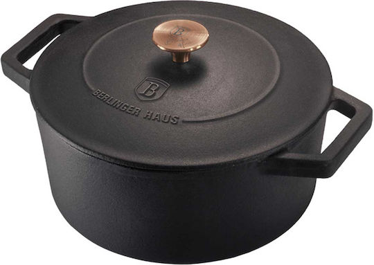 Berlinger Haus Black Royal Collection Deep Pot made of Cast Iron Berlinger Haus Black Royal Collection Deep Pot made of Cast Iron