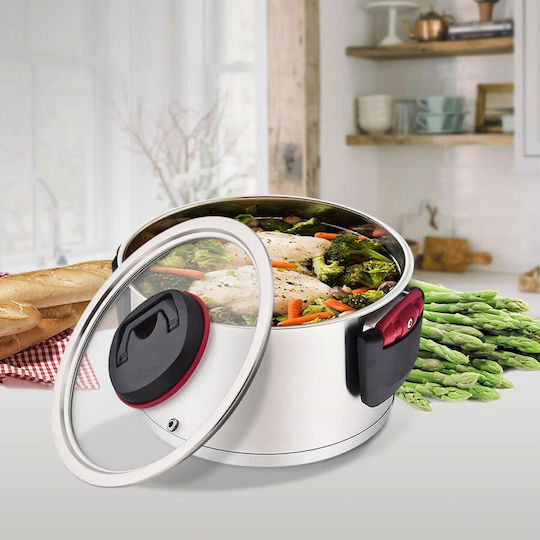 Maestro Deep Stainless Steel Pot 2.3lt / 18cm
