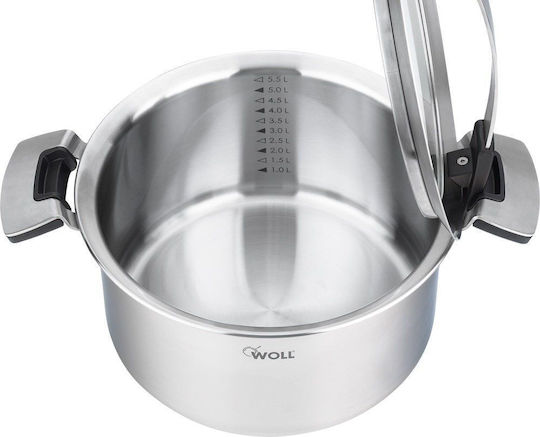 Woll Concept Pro Ανοξείδωτη Ρηχή Κατσαρόλα 4lt / 24cm