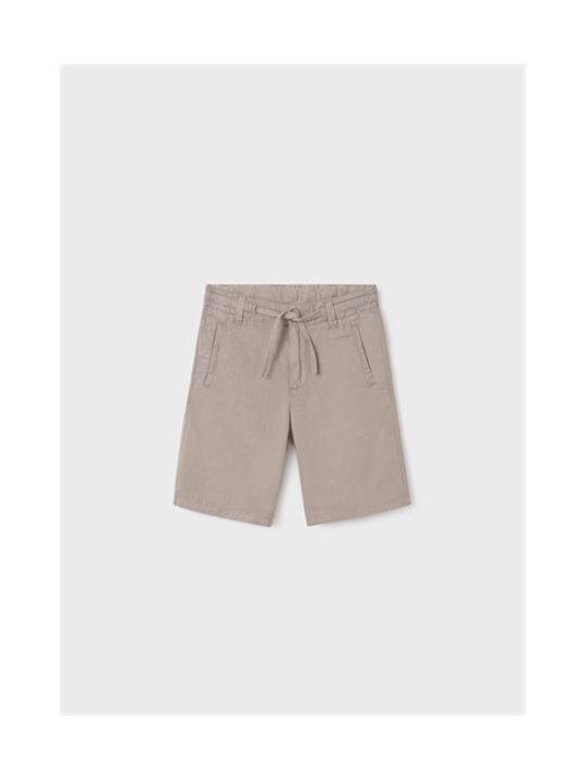 Mayoral Kids Shorts/Bermuda Fabric Λινη Beige