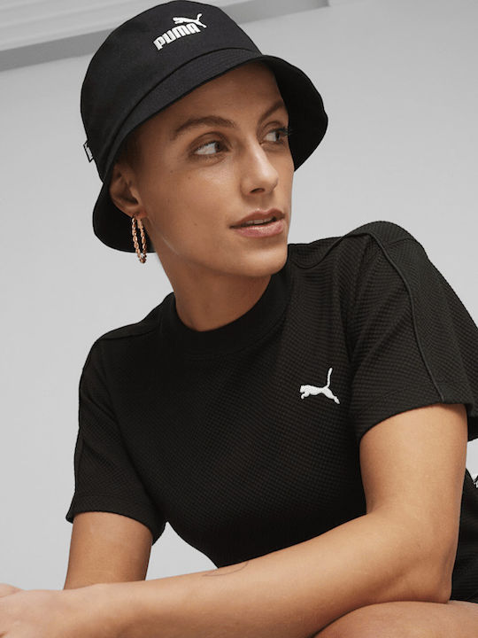 Puma Textil Pălărie pentru Bărbați Stil Bucket Negru