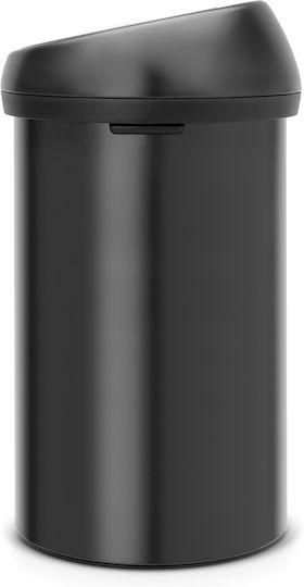 Brabantia Coș Touch Bin De Gunoi Metalic Împingeți Negru 60lt