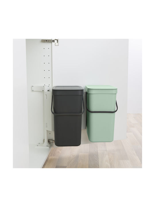 Brabantia Κάδος Ανακύκλωσης Πλαστικός Πολύχρωμος 24lt