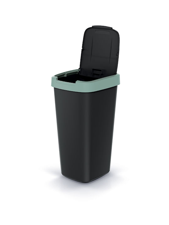 Prosperplast Keden Compacta Q Coș de Gunoi Plastic Green / Black 25lt 1buc