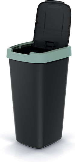 Prosperplast Keden Compacta Q Coș de Gunoi Plastic Green / Black 25lt 1buc