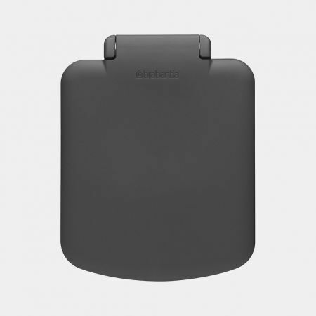Brabantia Stepup Plastic Waste Bin with Pedal Dark Grey 40lt