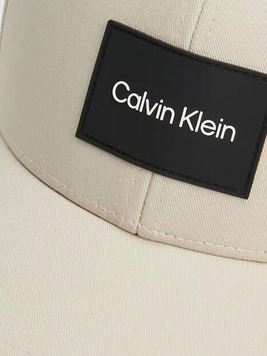 Calvin Klein Παιδικό Καπέλο Jockey Υφασμάτινο Μπεζ