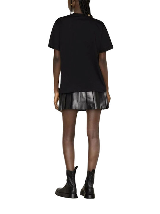 Moschino Women's Blouse Short Sleeve Black