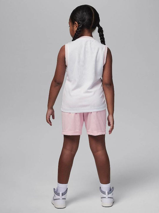 Jordan Παιδικό Σετ με Σορτς Pink Foam 2τμχ