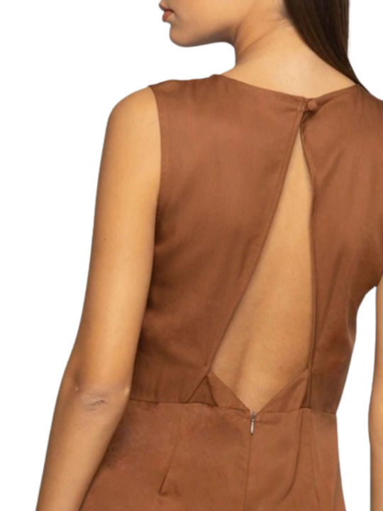 Women's One-piece Suit Brown