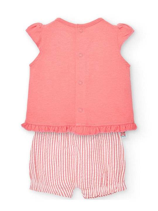 Boboli Kinder Set mit Shorts Sommer 2Stück Coralli