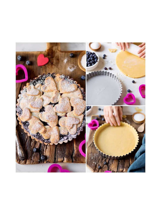 Decora Non-stick Aluminum Tart Baking Pan with Removable Bottom 25x25x3.5cm