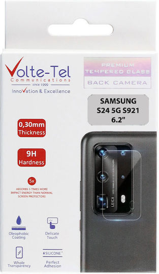 Volte-Tel Προστασία Κάμερας Tempered Glass Μαύρο για το Galaxy S24