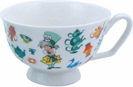 Disney Alice In Wonderland Tasse Kaffee aus Porzellan Weiß